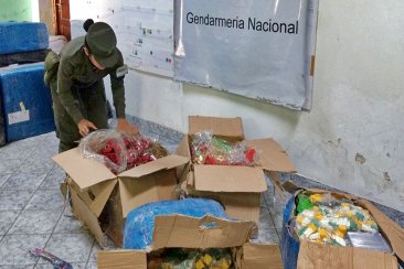 Gendarmería incautó mercadería ilegal por más de un millón de pesos