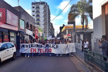 Concordia se plegó masivamente a la defensa de la educación superior pública