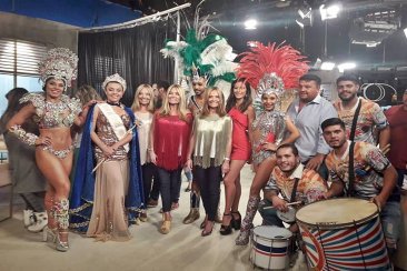 El carnaval de Concordia se promocionó en la televisión nacional
