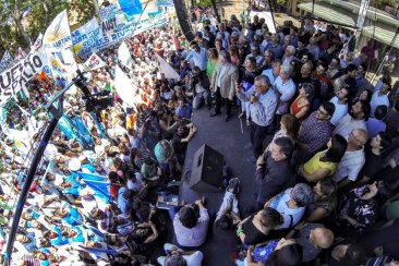 Gioja, Fernández, Urribarri y Solanas lanzaron la campaña de Unidad Ciudadana