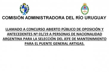 Concurso Abierto de CARU