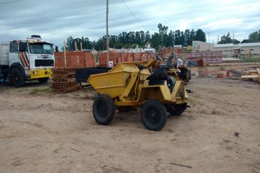 Robaron una máquina de una construcción en Concordia y apareció en Federación