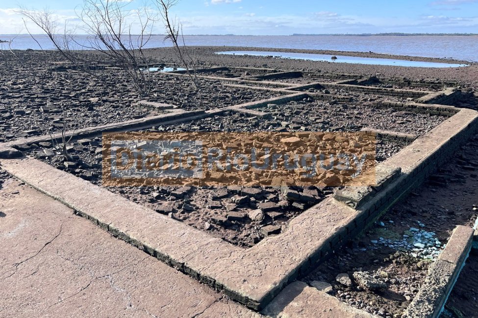 Baja el lago de Salto Grande y emerge la antigua Federación