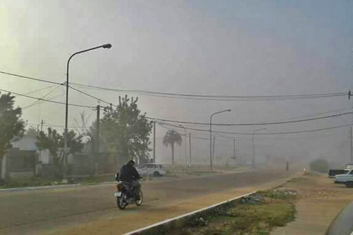 En algunas ciudades argentina la visibilidad se redujo a casi un kil&oacute;metro