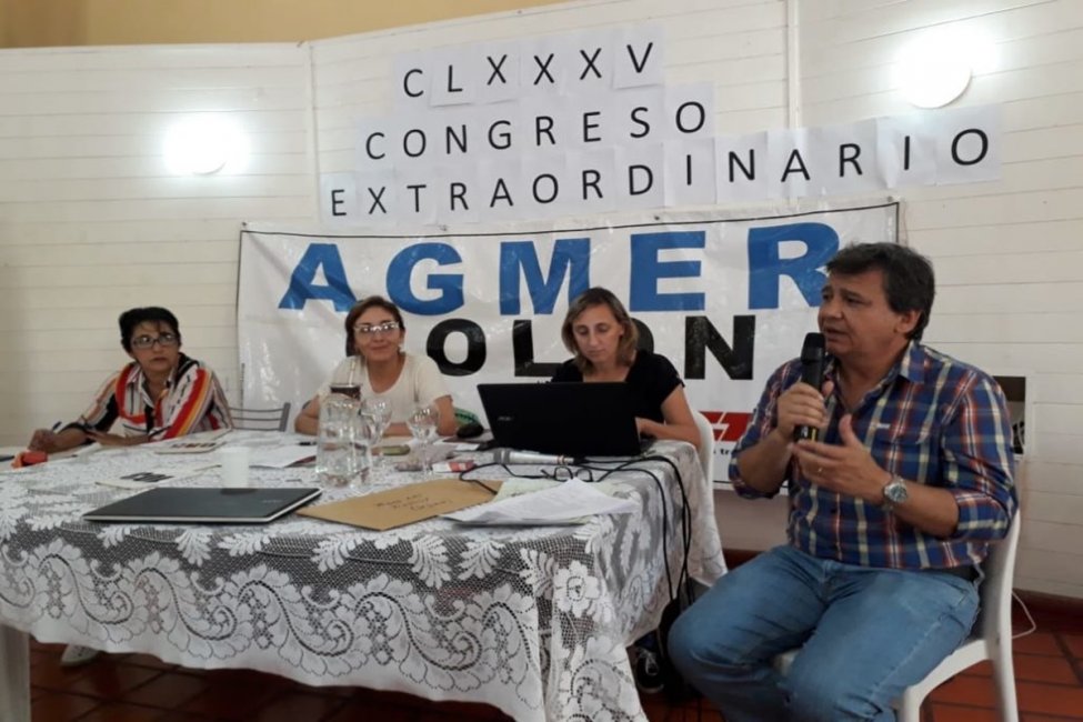 El Congreso de AGMER decidió profundizar el plan de lucha con cinco días de paro