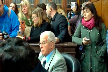 Rivas, durante la lectura de la sentencia. Rivas, durante la lectura de la sentencia.
