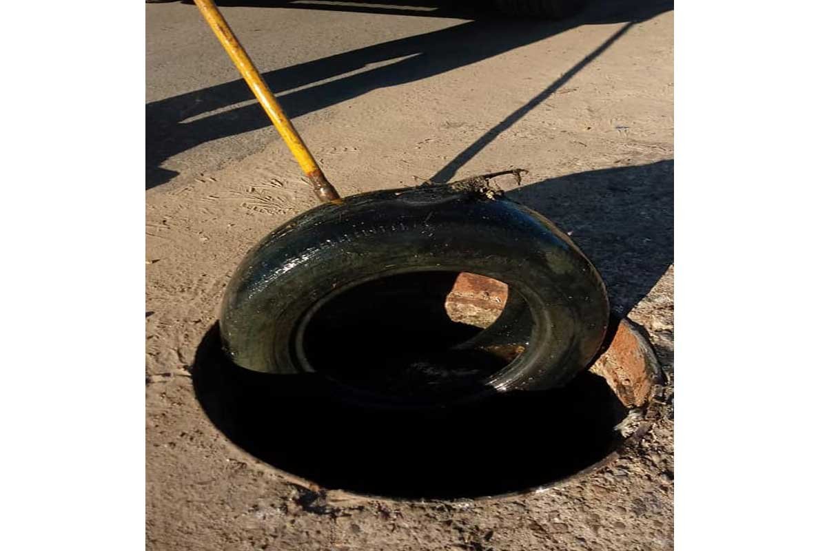 La repartición pidió que denuncien este "atentado a la infraestructura pública". La repartición pidió que denuncien este "atentado a la infraestructura pública".