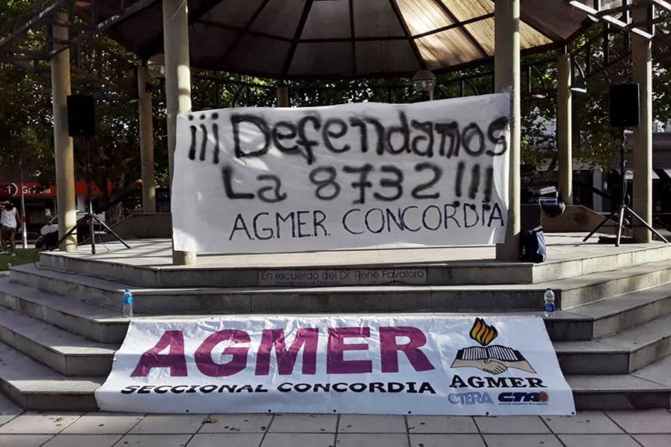 AGMER Concordia asegura que &ldquo;no hay excusas para la sordera política&rdquo; y adelantó un cronograma de acciones