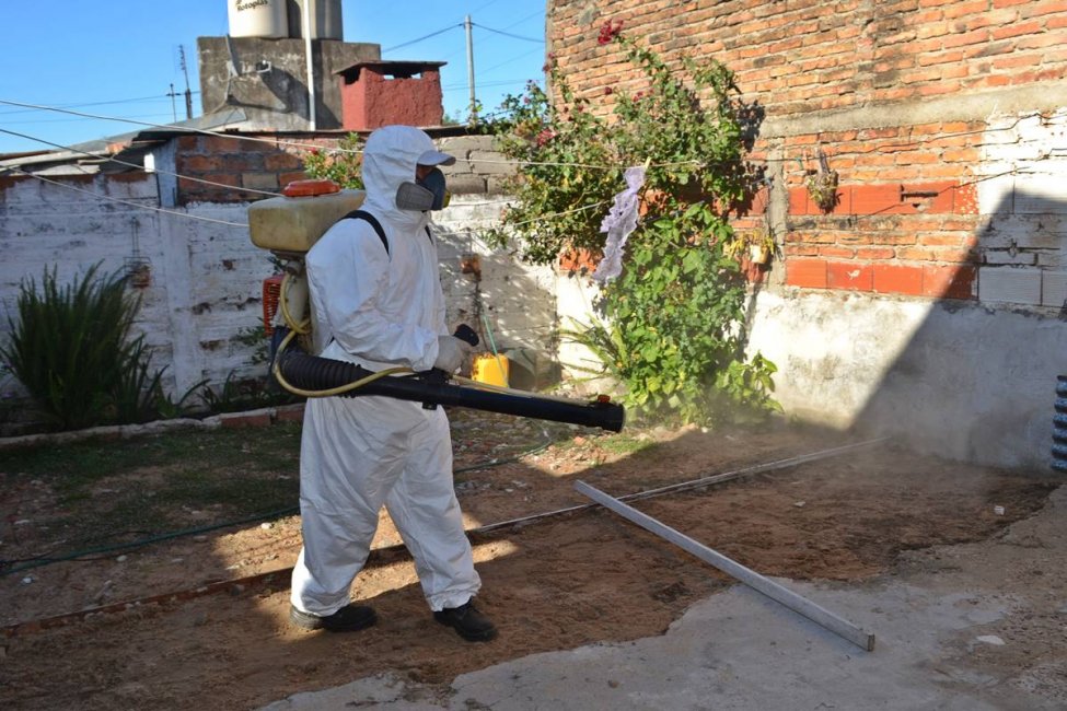 Continúan de manera intensa los operativos de fumigación y desinfección en la ciudad