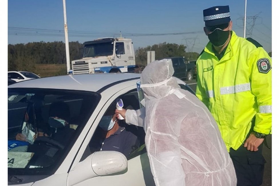 Refuerzan con controles sanitarios el puesto caminero de Paso Cerrito en Chajarí