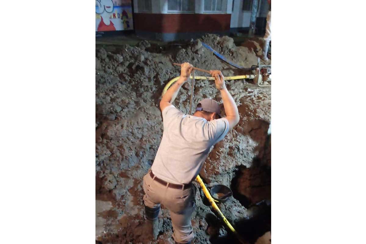 Los arreglos terminaron "a las 22 horas" de este viernes.