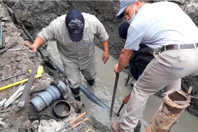 El EDOS afirma que los trabajos en las redes de agua de la zona sur continuar&aacute;n hasta la madrugada