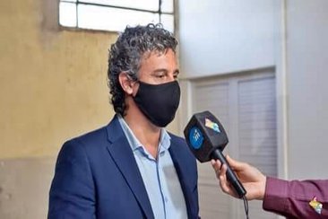 El intendente de Federación dio positivo para COVID 19. El intendente de Federación dio positivo para COVID 19.