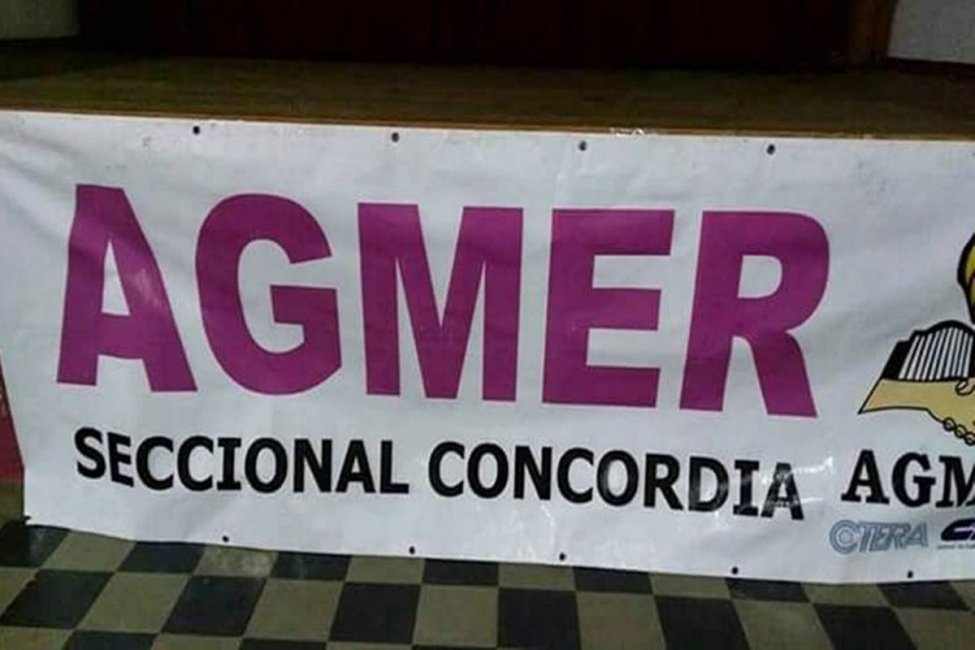 AGMER Concordia informó de la realización de "reclamos" por problemas en los pagos acordados con el gobierno