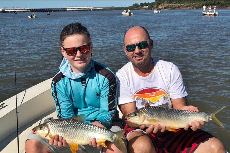 Entre R&iacute;os fue el tercer lugar m&aacute;s elegido en el fin de semana y la pesca fue uno de los atractivos