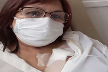 "Ni la morfina me pueden asegurar", dijo la damnificada. "Ni la morfina me pueden asegurar", dijo la damnificada.