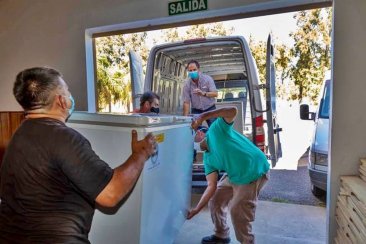 Este jueves finalizó la distribución de los freezers. Este jueves finalizó la distribución de los freezers.