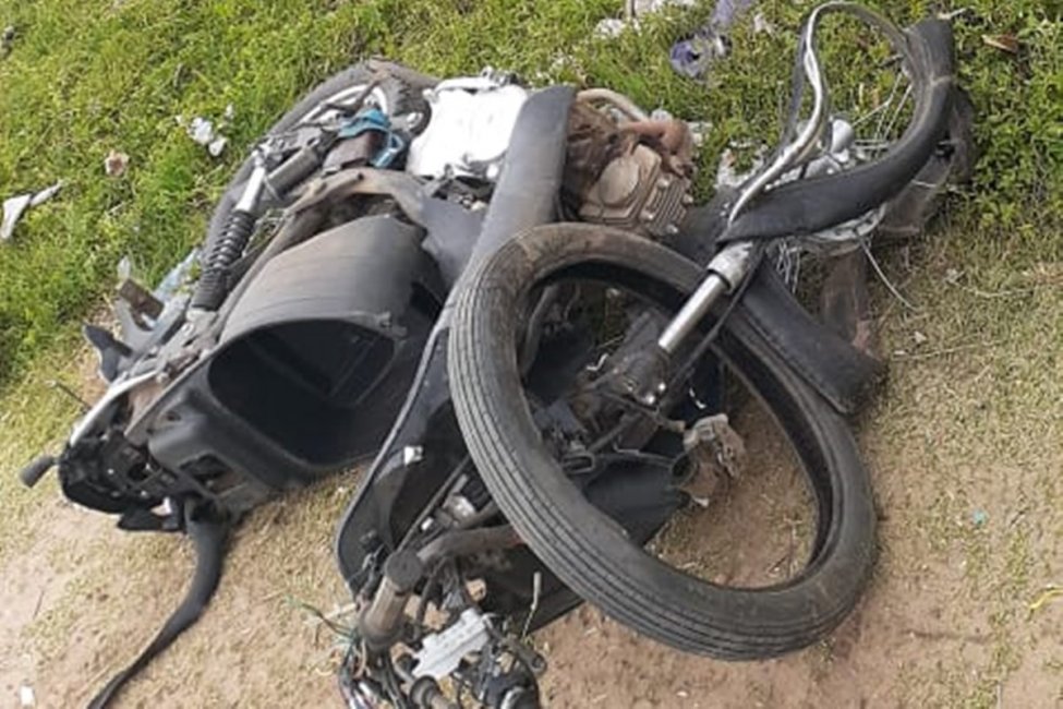 Un motociclista falleció en un grave accidente sobre la Ruta 4