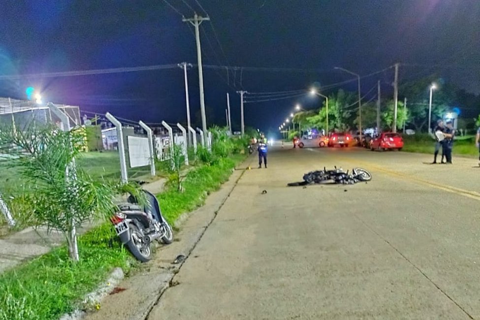 Un joven motociclista fue derivado al Masvernat en grave estado