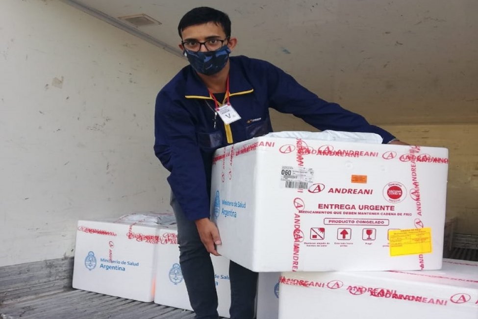 Llegó a Entre Ríos otra partida de vacunas contra el Coronavirus