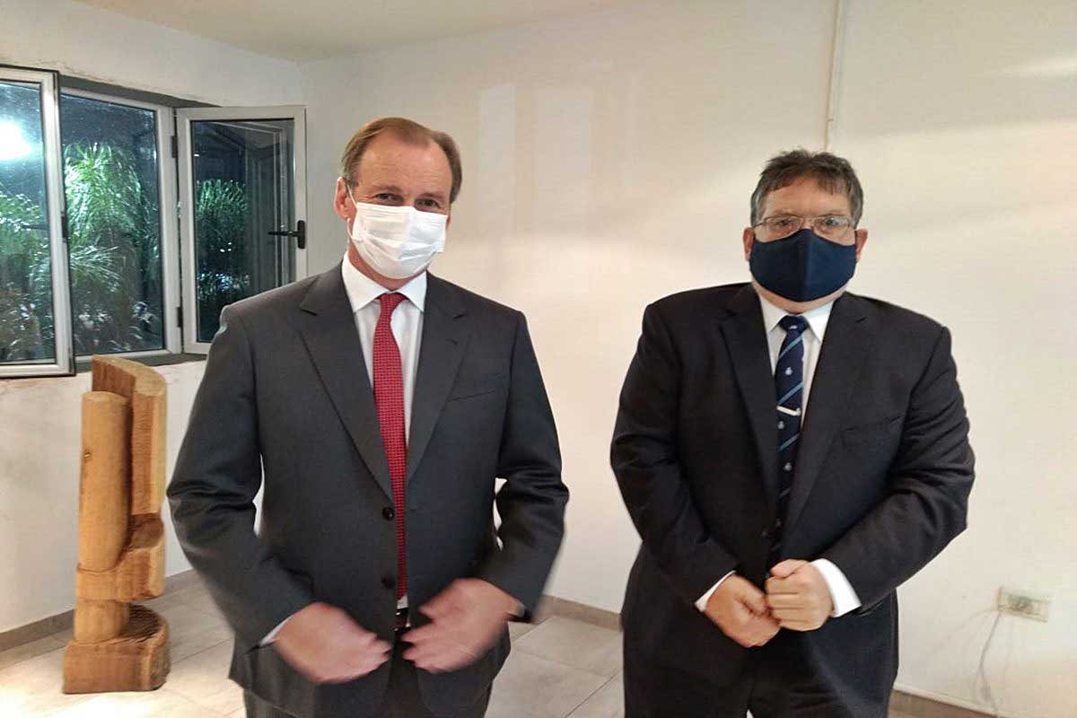 Bordet y Francolini destacaron el trabajo en conjunto durante la pandemia.