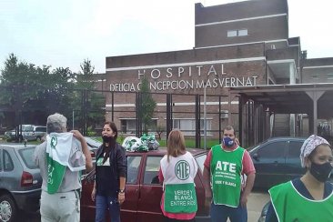 La medida de fuerza de 48 horas se trasladó al hospital Masvernat. La medida de fuerza de 48 horas se trasladó al hospital Masvernat.