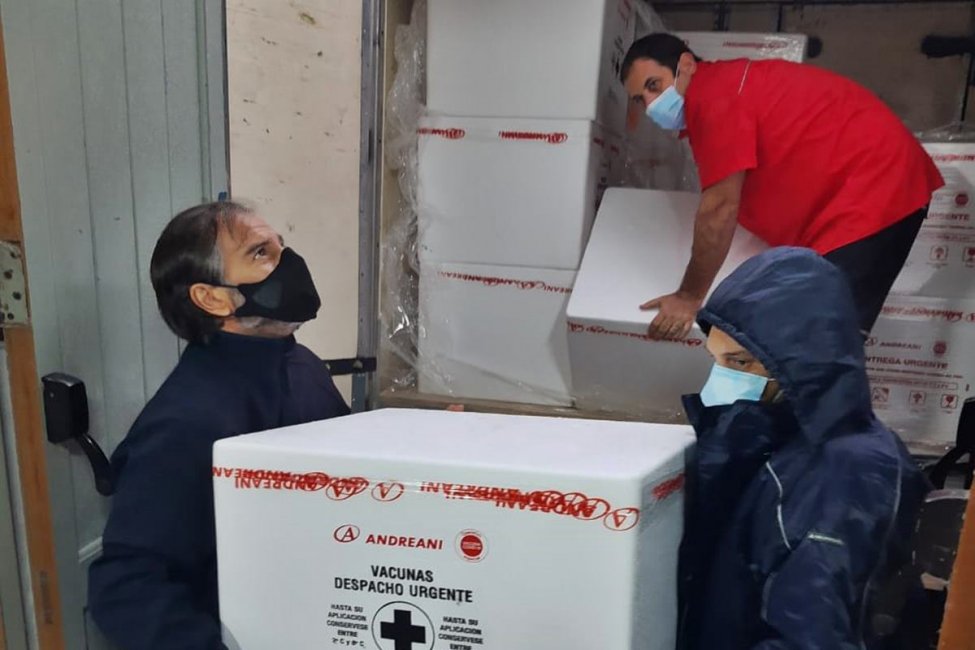 Este viernes llegaron a Entre Ríos más de 14 mil nuevas dosis de vacunas