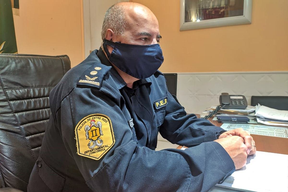 Comisario Jorge Cancio,  Jefe Departamental de Polic&iacute;a Concordia