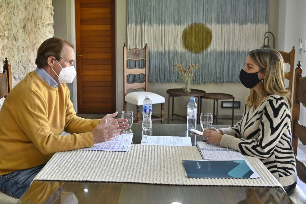 Bordet analizó con Stratta el programa de apoyo a los sectores y actividades más afectadas por la pandemia