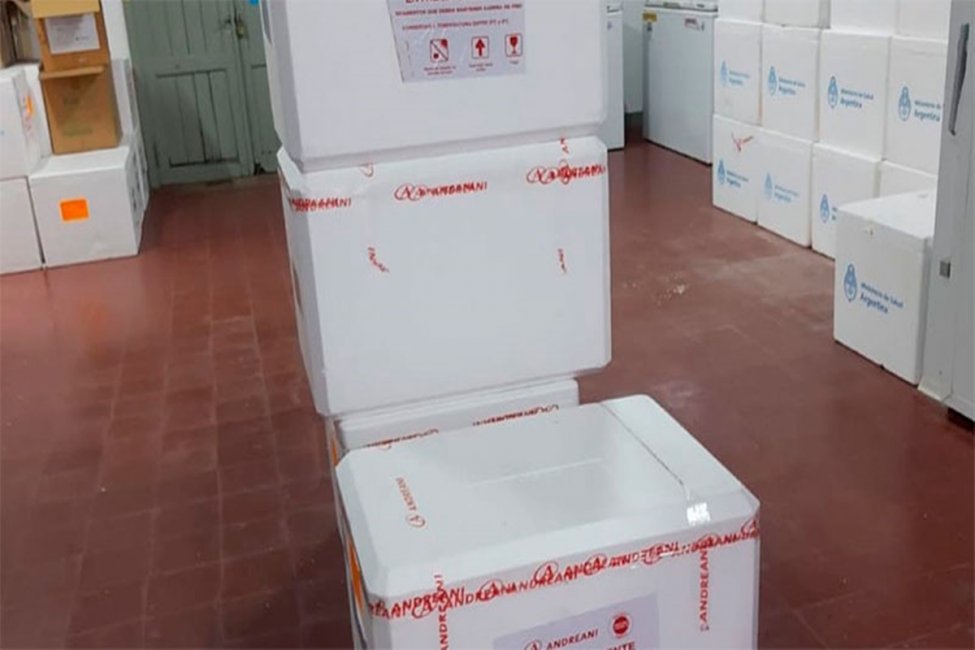 Llegó a Entre Ríos un nuevo envío que incluyó más de 27 mil dosis de vacunas contra el Covid-19