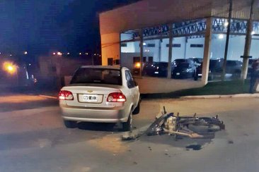 El motociclista fue derivado al Masvernat El motociclista fue derivado al Masvernat