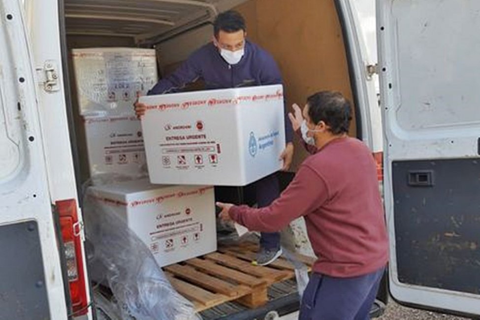 COVID: Llegaron más dosis de vacunas a Entre Ríos