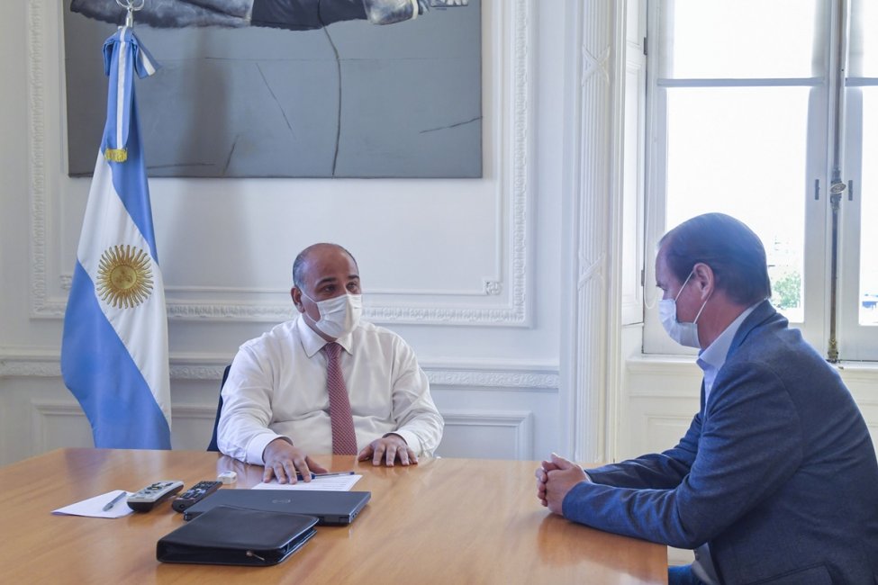 Bordet y Manzur dialogaron sobre obras para Entre Ríos y la apertura de pasos fronterizos