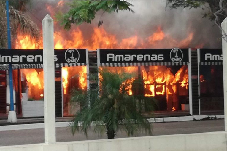 El dueño de Amarenas habló de las posibles causas y los destrozos que dejó el incendio