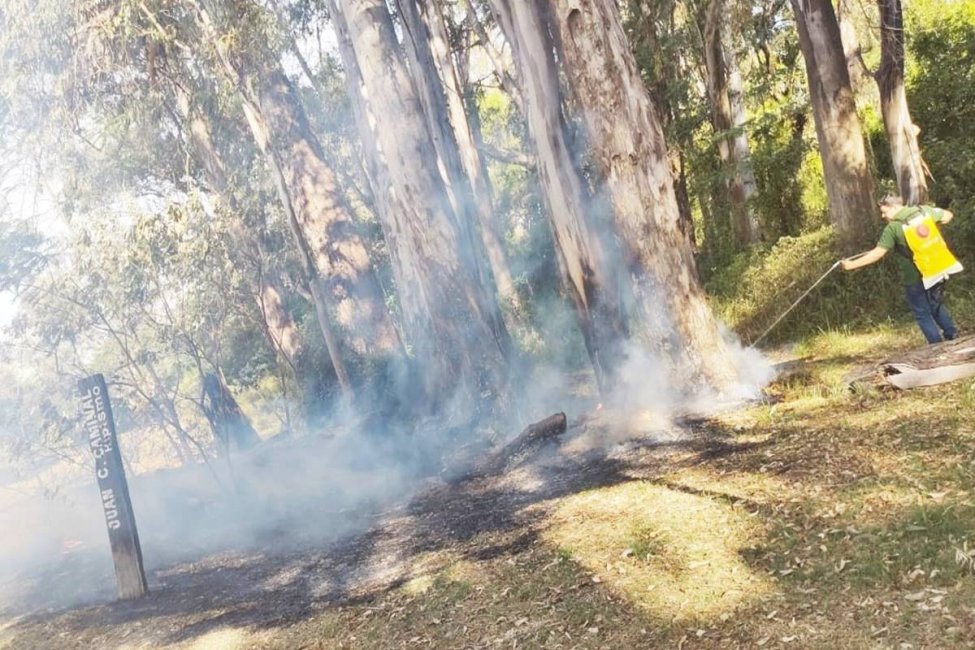 Otro incendio afectó a un tradicional paseo concordiense