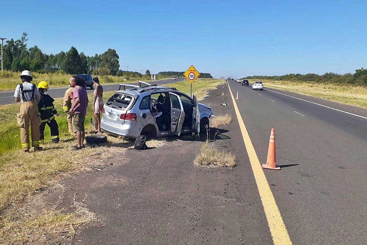 Los ocupantes de la Suran salieron ilesos.