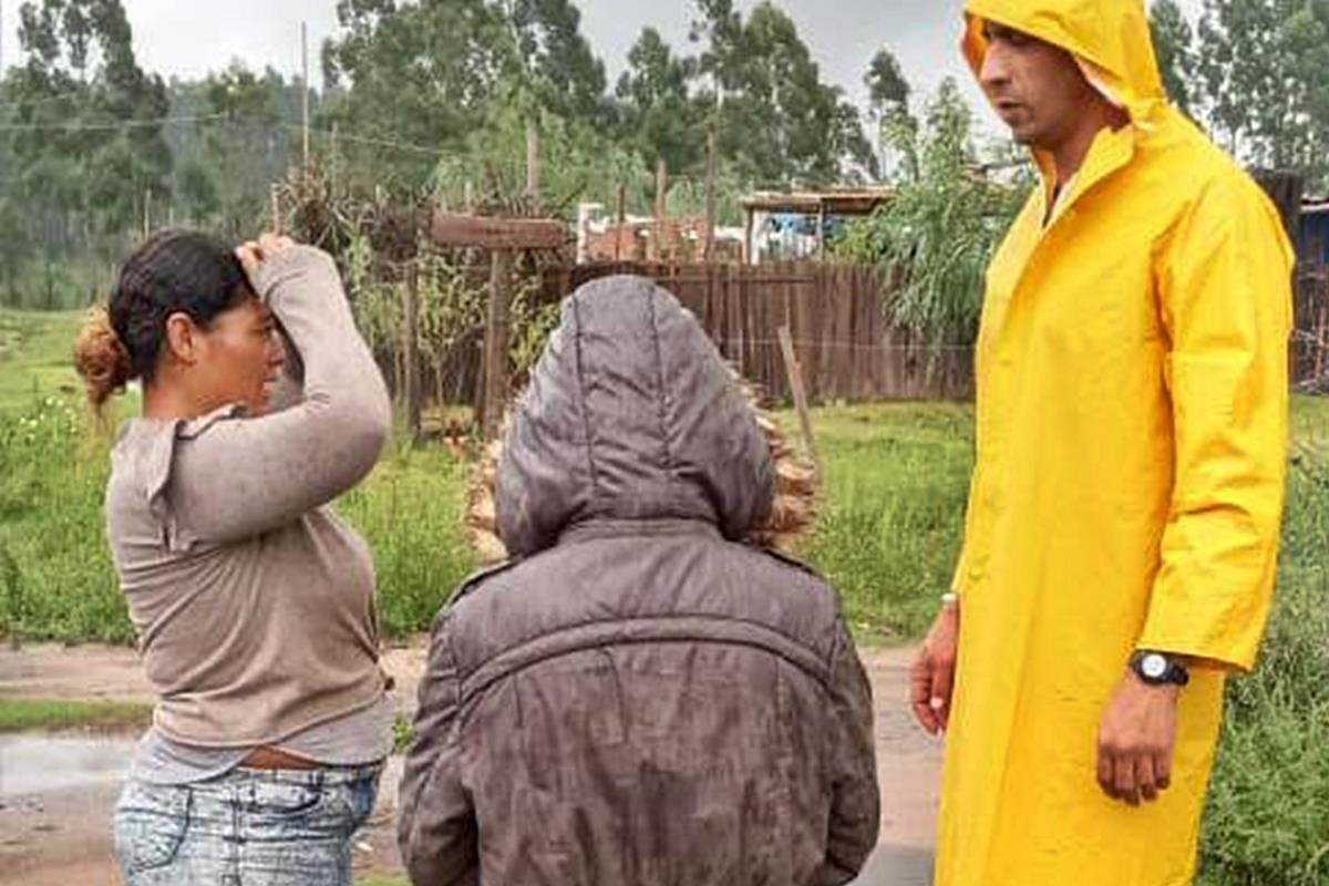Concordia bajo alerta por tormentas fuertes.