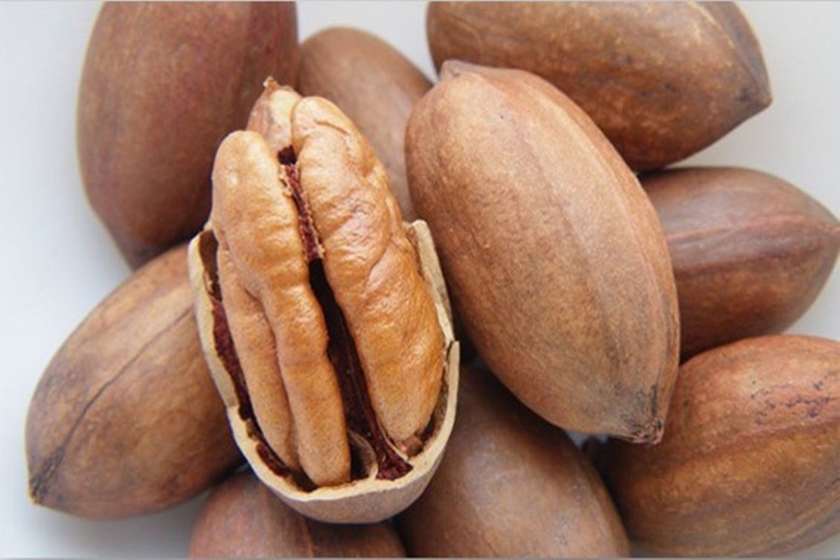 Nuez pecán a la China.