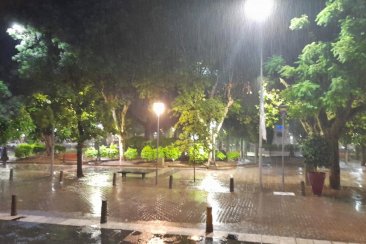 Problemas tras el temporal que azotó Concordia este miércoles. Problemas tras el temporal que azotó Concordia este miércoles.