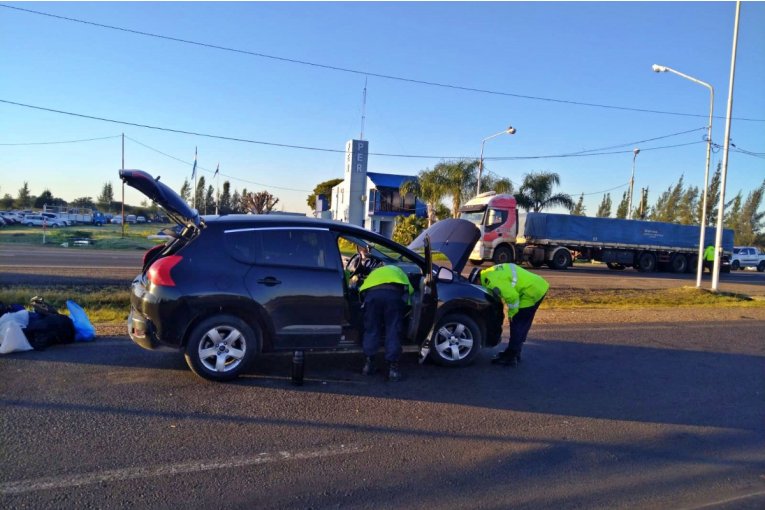 RUTA 14: Con documentaci&oacute;n ap&oacute;crifa transitaba el arrepentido de la causa Efedrina