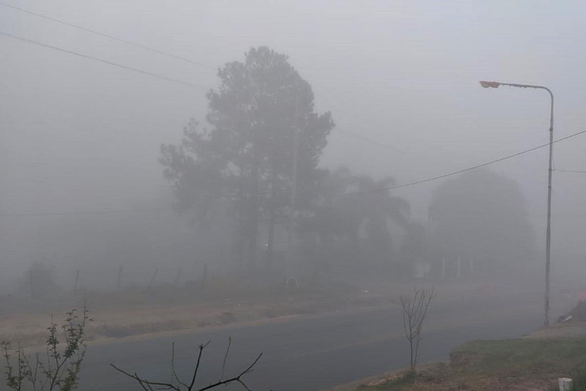 Niebla para este viernes.