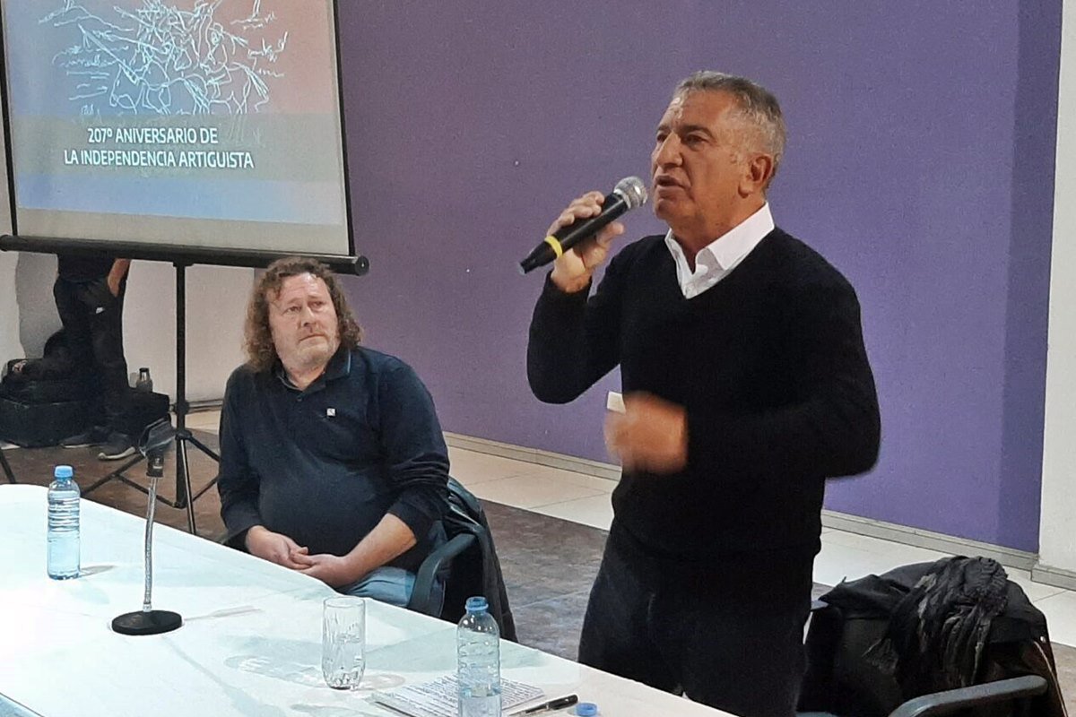 Urribarri en el acto desarrollado en la Colonia de Vacaciones del CEC