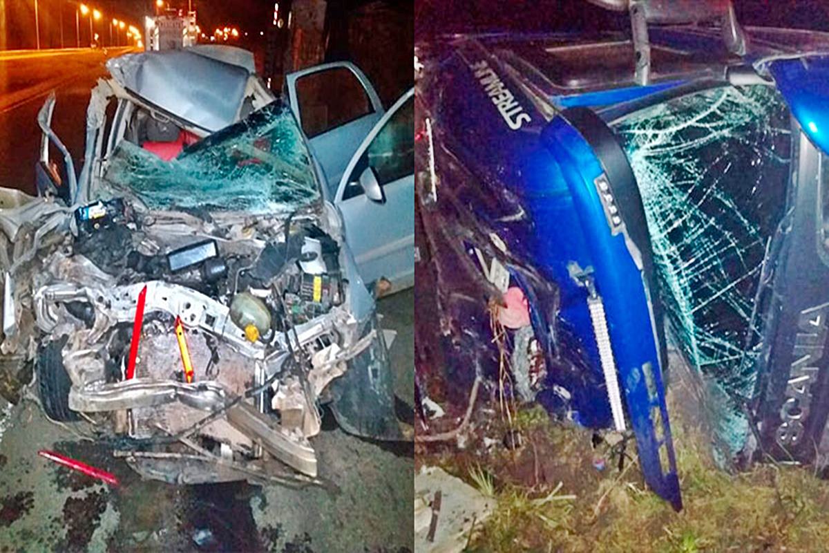 MILAGRO: Tras violento choque frontal en la Autovía 14 no hubo heridos ...
