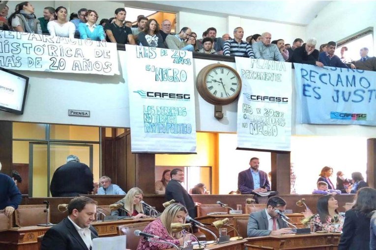 A excepción del bloque del PRO el Concejo Deliberante respaldó el reclamo del personal de CAFESG