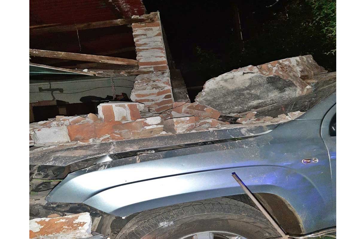 El impacto ocurri&oacute; en plena madrugada de este martes.