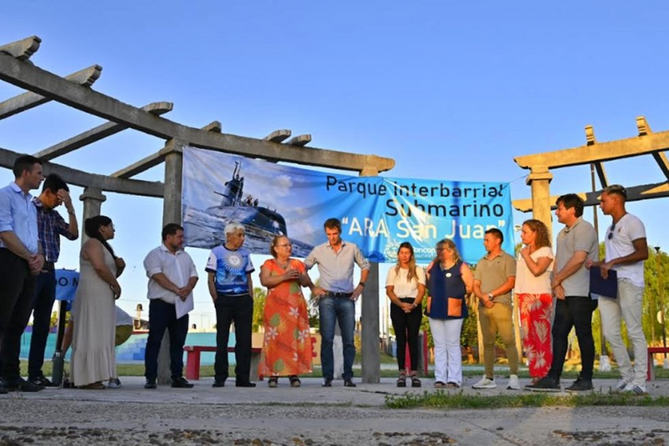 Un parque de la zona noroeste de Concordia recibió el nombre “Submarino ARA San Juan”