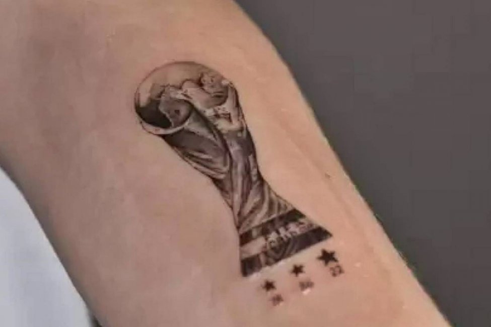Concordia no escapa a la fiebre tatuadora por la tercera copa mundial