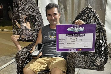 Roque Gómez, Rueca de Plata a la Producción Artesanal Roque Gómez, Rueca de Plata a la Producción Artesanal
