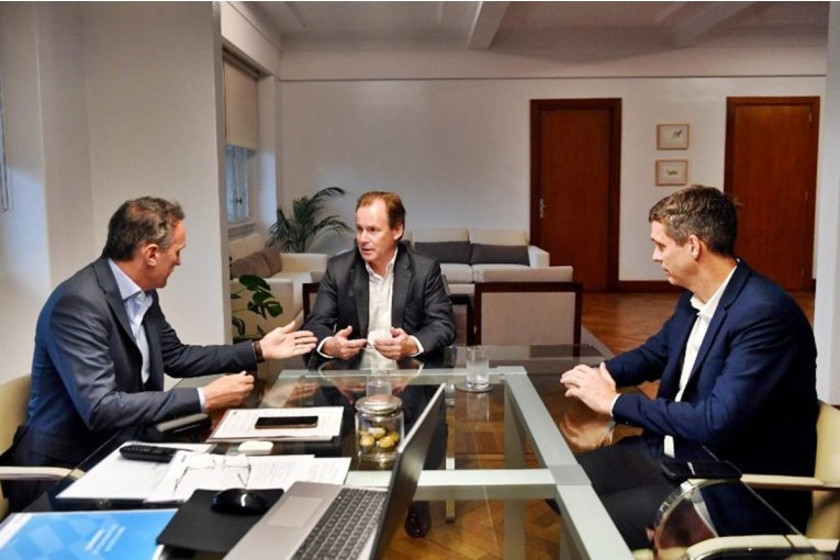 Perczyk y Katopodis llegan a Concordia para inaugurar una escuela y supervisar obras