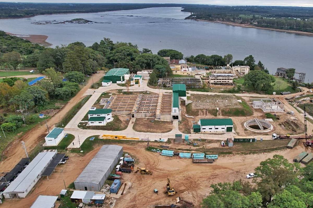 La planta potabilizadora de Concordia figura en el listado